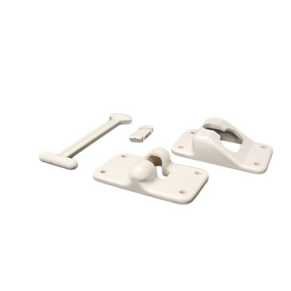 Lippert 4IN POLAR WHITE COMPOSITE INTIN-STYLE DOOR HOLDER 381407 - main